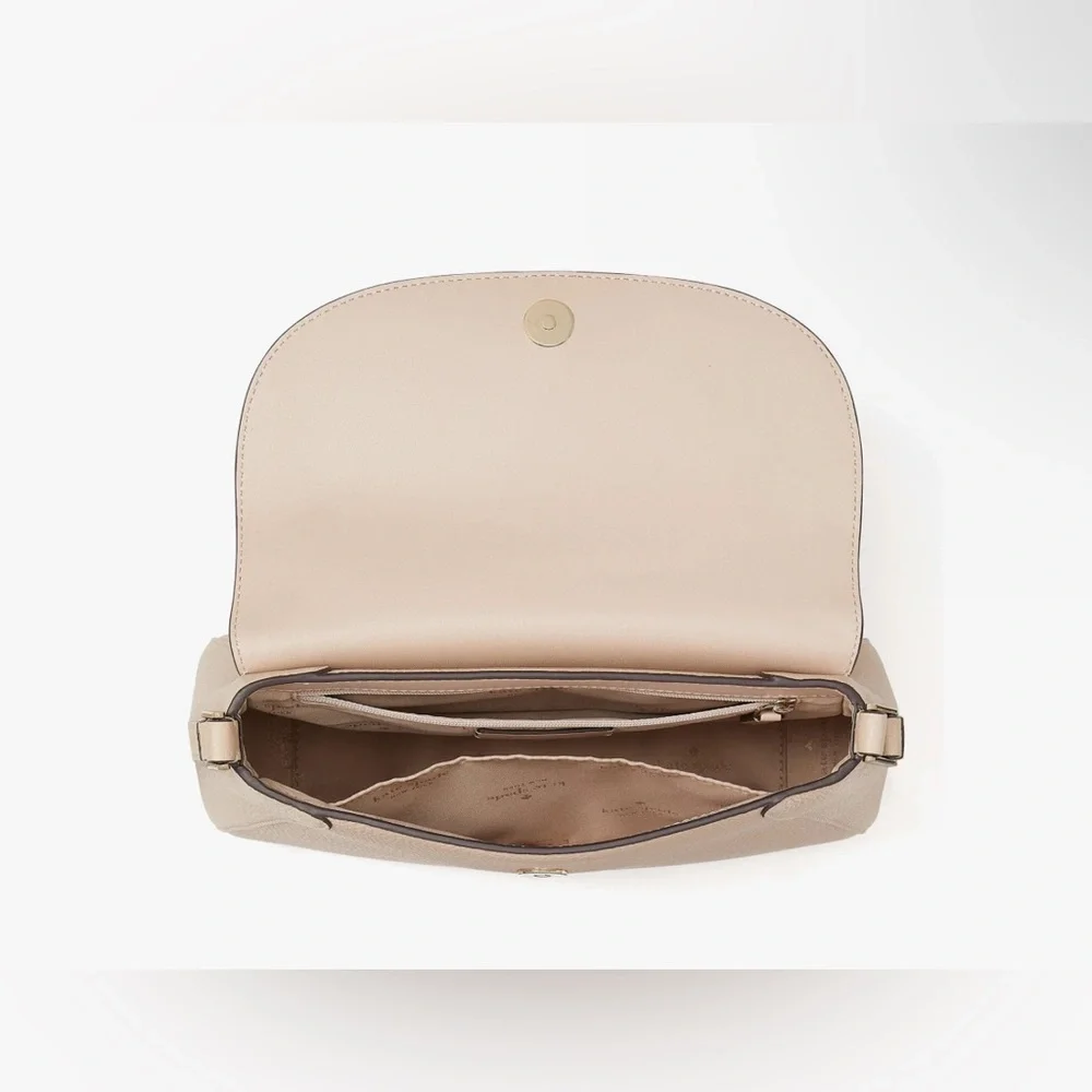 Kate Spade Monica Flap Pebble Leather Crossbody Bag